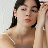 Radiance Round Zirconia Pendant Necklace