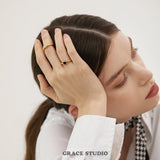 Heartline Curve Ring