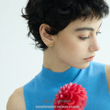 Gold Bowknot Stud Earrings