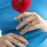 Gold Bowknot Adjustable Ring