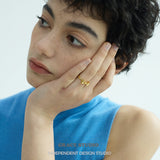Gold Bowknot Adjustable Ring