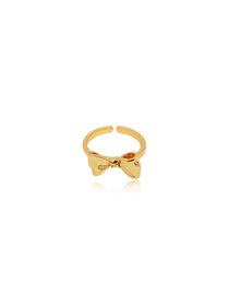 Gold Bowknot Adjustable Ring - Grace Studio
