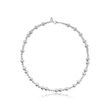 Silver Ripple Ball Bracelet