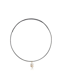 Ripple Drop Baroque Pendant Necklace - Grace Studio