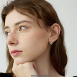 Halo Dome Stud Earrings