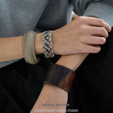 Padded Rounded Cuff Bracelet