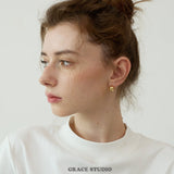 Halo Dome Stud Earrings