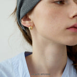 Halo Dome Stud Earrings