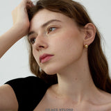 Halo Dome Stud Earrings