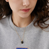 Enamel Heart Pendant Necklace