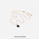 Enamel Heart Pendant Necklace