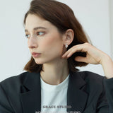 Twin Heart Drop Earrings