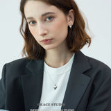Signature GS Heart Pendant Necklace