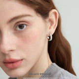 Ribbed Hoop Earrings