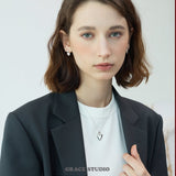 Signature GS Heart Pendant Necklace