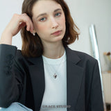 Signature GS Heart Pendant Necklace