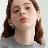 Ribbed Hoop Earrings