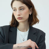 Signature GS Heart Pendant Necklace