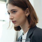 Twin Heart Drop Earrings