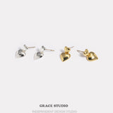 Twin Heart Drop Earrings