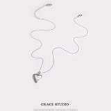 Signature GS Heart Pendant Necklace