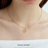 Intertwined Heart Pendant Necklace