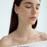 Intertwined Heart Pendant Necklace