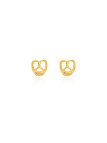 Intertwined Heart Stud Earrings - Grace Studio