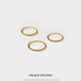 Minimalist Beaded Ring