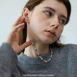 Luminous Multi-Hue Pearl Necklace