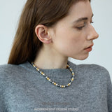 Luminous Multi-Hue Pearl Necklace