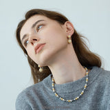 Luminous Multi-Hue Pearl Necklace