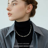 Luminous Multi-Hue Pearl Necklace