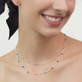 Joyful Symphony Delicate Beaded Necklace