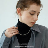 Luminous Multi-Hue Pearl Necklace