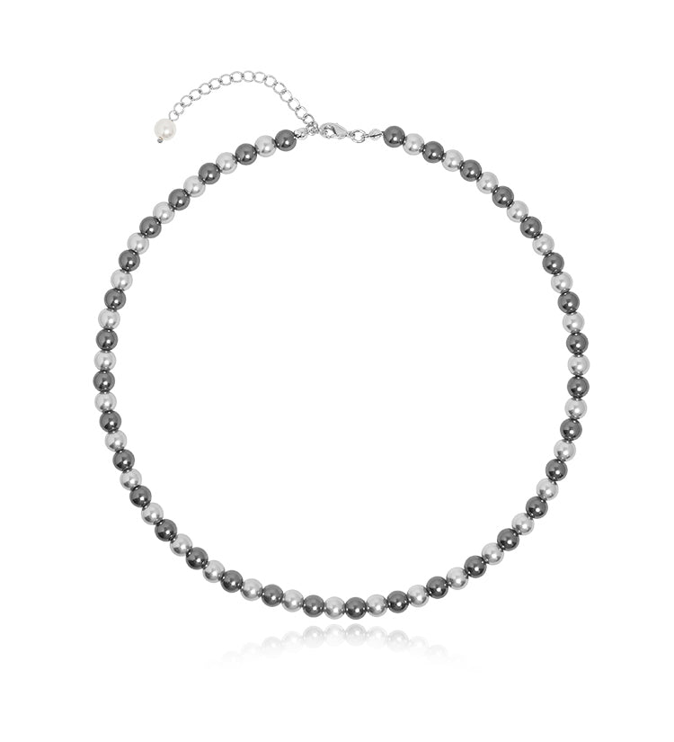 Luminous Multi-Hue Pearl Necklace