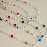 Joyful Symphony Delicate Beaded Necklace