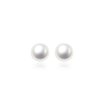 Glossy Pearl Stud Earrings - Grace Studio