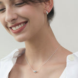 Pebble Curve Pendant Necklace