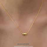 Pebble Curve Pendant Necklace
