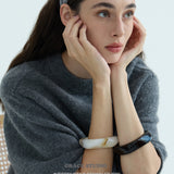 Sculptural Organic Bangle Bracelet