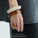Sculptural Organic Bangle Bracelet