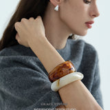 Sculptural Organic Bangle Bracelet
