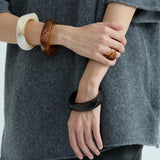 Sculptural Organic Bangle Bracelet