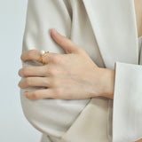 Crosswave Pearl Open Ring