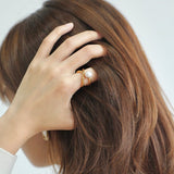 Crosswave Pearl Open Ring