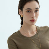 Starburst Dome Stud Earrings
