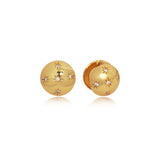 Starburst Dome Stud Earrings