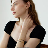 Ripple Chain Pearl Bracelet