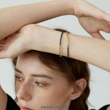 Ripple Chain Pearl Bracelet